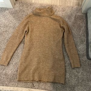 Turtleneck sweater dress